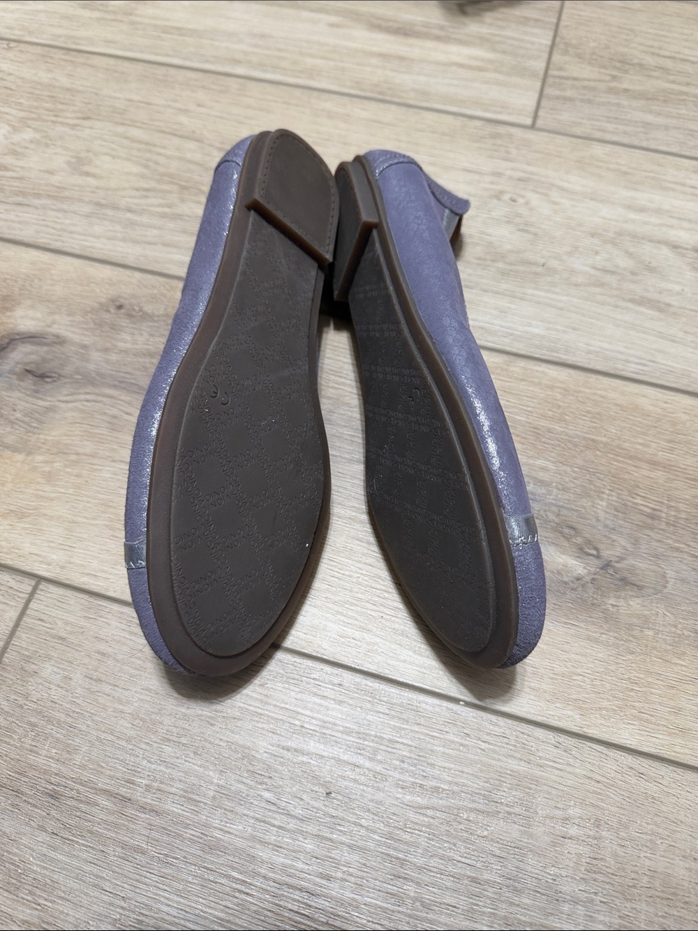 Vionic Caroll lavender Leather Suede Ballet Flats Women's Size 8.5 - Picture 2 of 6